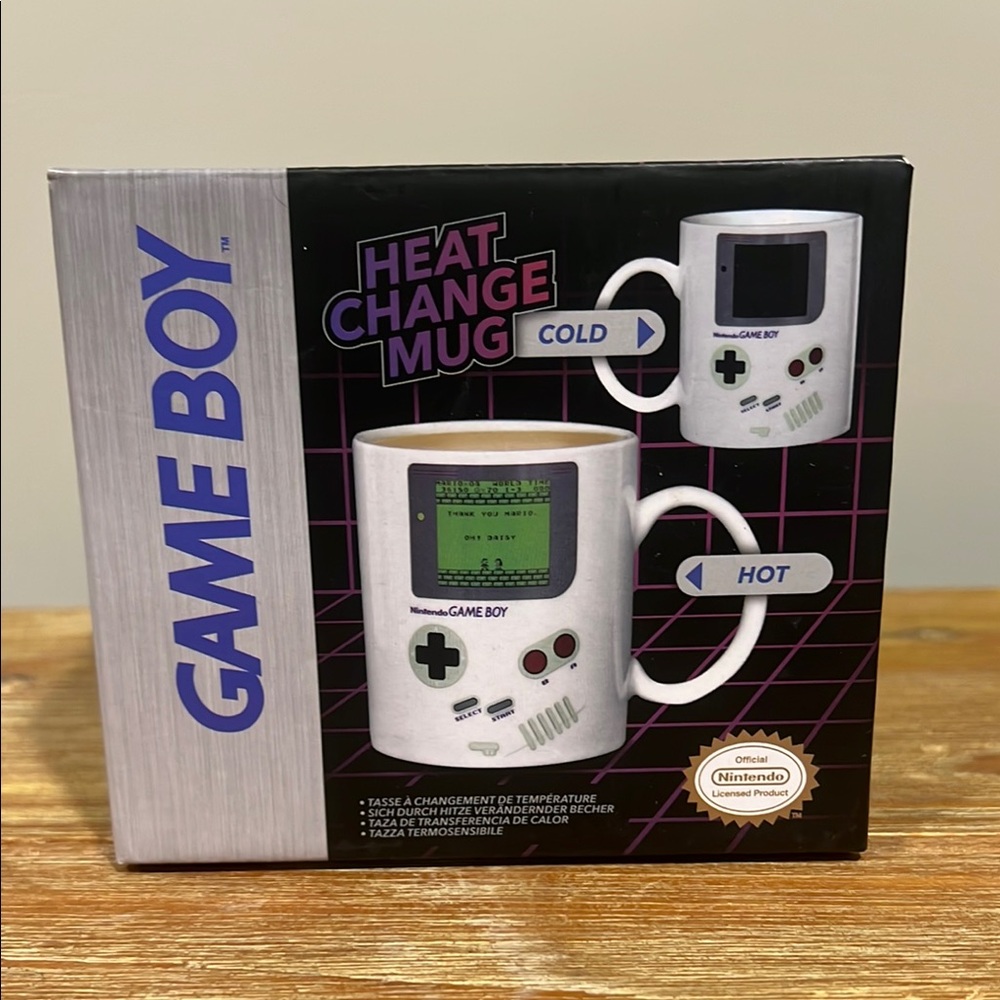 Nintendo Game Boy Heat Change Mug - White
